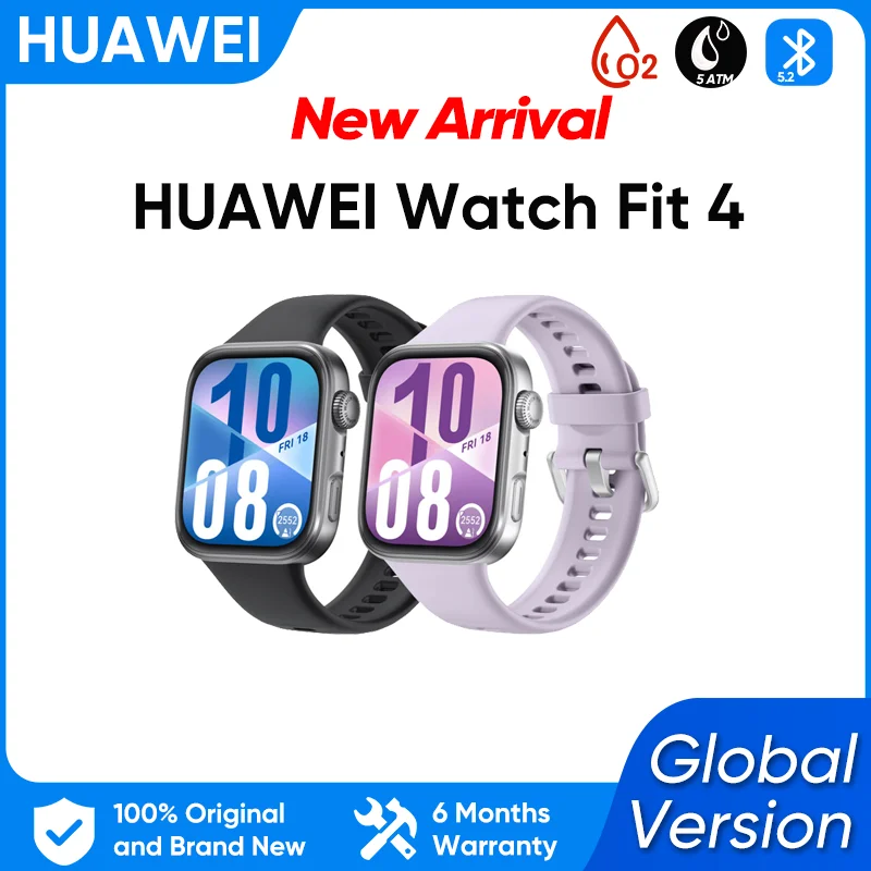 HUAWEI Watch Fit 4 умных часов 1,82-дюймовый AMOLED-дисплей Ультратонкий дизайн 100+ спортивных режимов до 10 дней Смарт-часы с сроком службы батареи 2025 г.
HUAWEI Watch Fit 4 умных часов 1,82-дюймовый AMOLED-дисплей Ультратонкий дизайн 100+ спортивных режимов до 10 дней Смарт-часы с сроком службы батареи 2025 г.