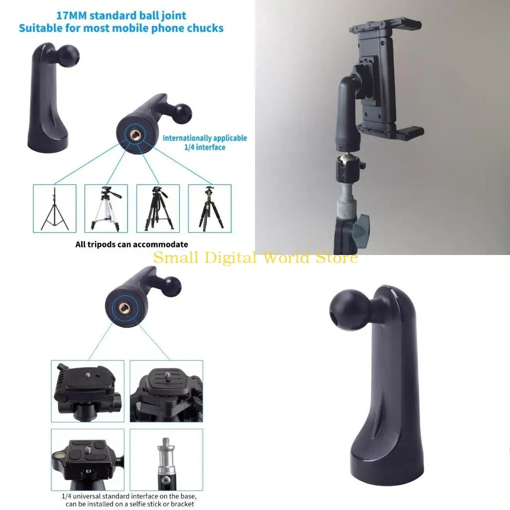 77UB Universal 1/4'' Ball Mount Adapter Swivel Bolts for Phone Tablet Clip Cradles Holder Adjustable Connector Rotate Adapter
77UB Universal 1/4'' Ball Mount Adapter Swivel Bolts for Phone Tablet Clip Cradles Holder Adjustable Connector Rotate Adapter