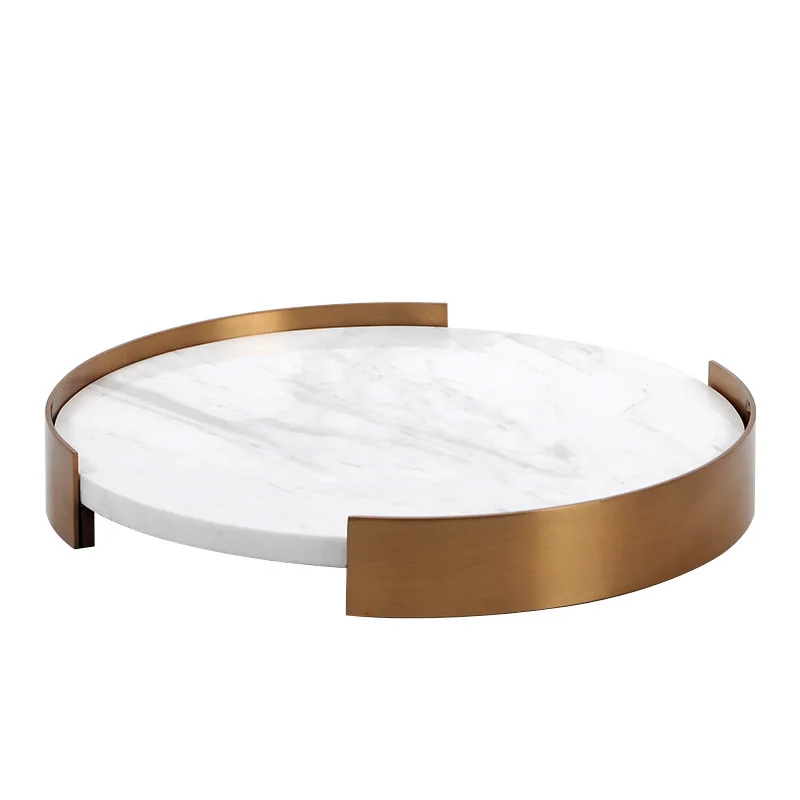 Modern and simple, marble frame round tray home hotel bathroom supplies jewelry storage tray
Modern and simple, marble frame round tray home hotel bathroom supplies jewelry storage tray