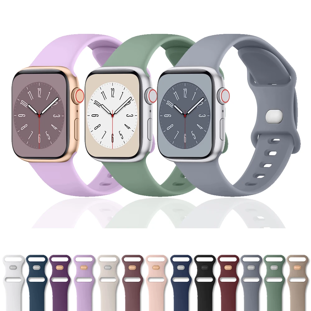 Ремешок силиконовый для apple watch, браслет с пряжкой-бабочкой для iwatch series 9 8 7 6 SE 5 4 3 ultra2 49 мм, 45 мм 44 мм 40 мм 41 мм 38 мм
Ремешок силиконовый для apple watch, браслет с пряжкой-бабочкой для iwatch series 9 8 7 6 SE 5 4 3 ultra2 49 мм, 45 мм 44 мм 40 мм 41 мм 38 мм