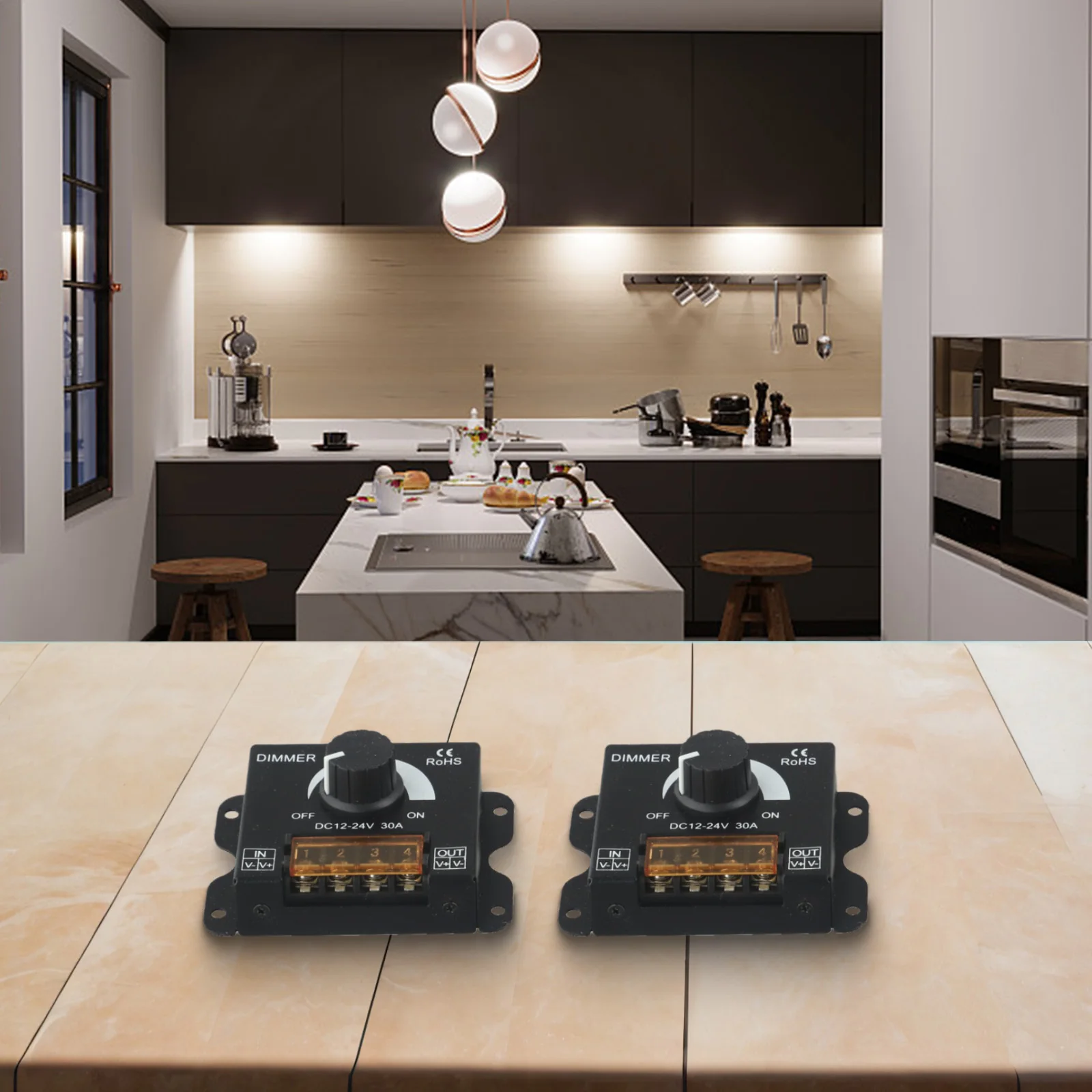 Brightness Adjustable Dimming Controller Garden Lights 0-100 Brightness Adjustment Compact Size Easy Installation
Brightness Adjustable Dimming Controller Garden Lights 0-100 Brightness Adjustment Compact Size Easy Installation