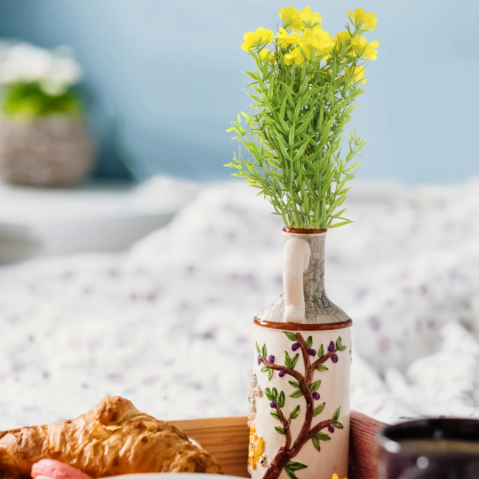 4Pcs Vivid Simulation Artificial Flowers Flower Decor Set Delicate Workmanship Lightweight Flower Arrangement Decor 
4Pcs Vivid Simulation Artificial Flowers Flower Decor Set Delicate Workmanship Lightweight Flower Arrangement Decor