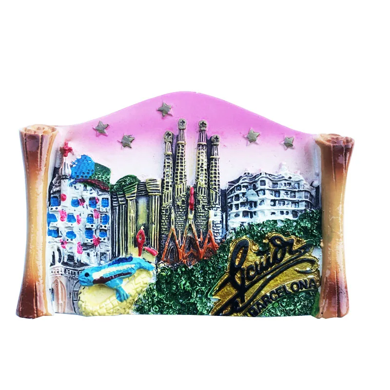 Fridge Magnet Barcelona Personalized Creative Crafts Cultural Landscape Decoration Message Stickers Tourism Souvenirs
Fridge Magnet Barcelona Personalized Creative Crafts Cultural Landscape Decoration Message Stickers Tourism Souvenirs