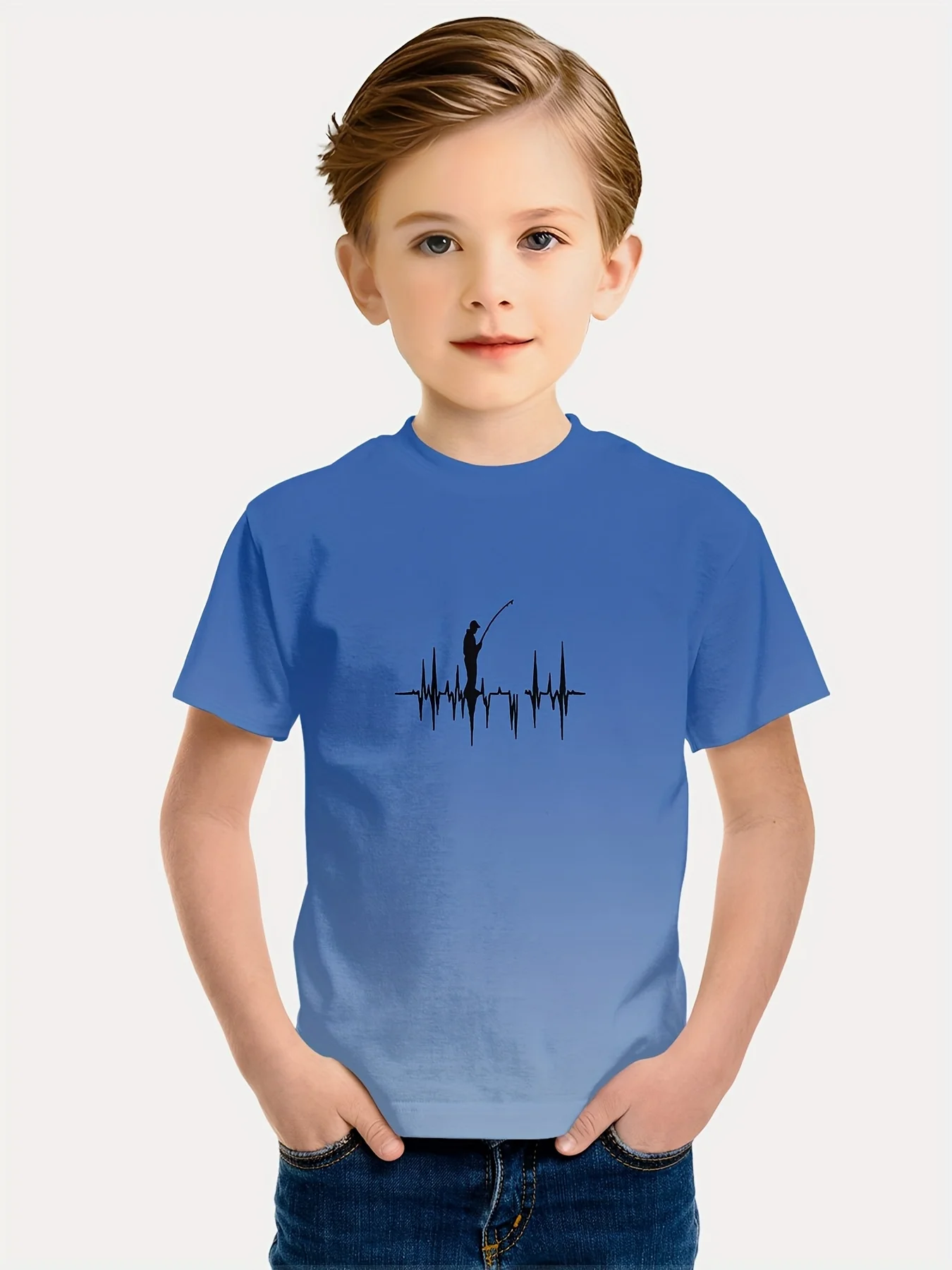 Fishing Boy Child T Shirt Girls Clothes Short Sleeve T-Shirts Round Neck Child Girl Clothes Unisex Clothing T-Shirt for a Boy
Fishing Boy Child T Shirt Girls Clothes Short Sleeve T-Shirts Round Neck Child Girl Clothes Unisex Clothing T-Shirt for a Boy