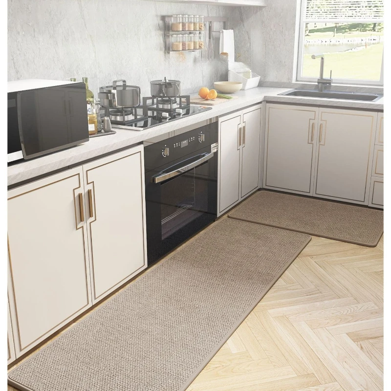 Oil & Water Absorbent Kitchen Mat, Horseshoe Weave Pattern Runner, Stain Resistant Long Rug, Durable Non-Slip Floor Carpet
Oil & Water Absorbent Kitchen Mat, Horseshoe Weave Pattern Runner, Stain Resistant Long Rug, Durable Non-Slip Floor Carpet