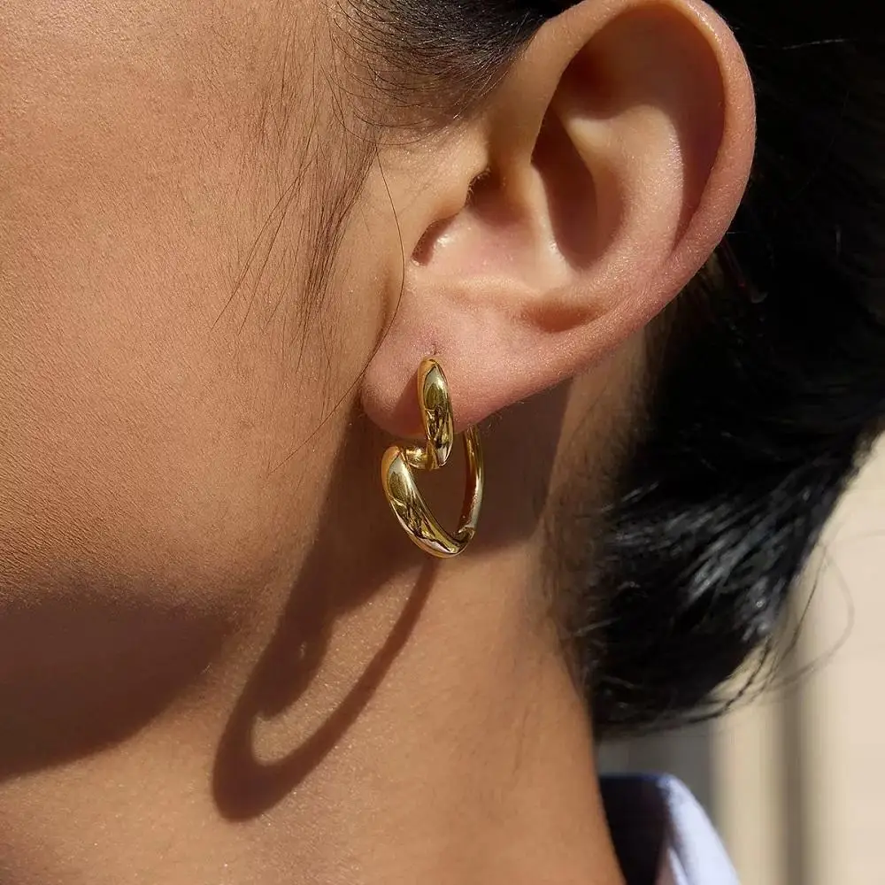 ENFASHION Aretes De Mujer Wave Line Heart Earrings For Women's Stainless steel 18K Plated Gold Decliate Fashion Jewelry E1850
ENFASHION Aretes De Mujer Wave Line Heart Earrings For Women's Stainless steel 18K Plated Gold Decliate Fashion Jewelry E1850