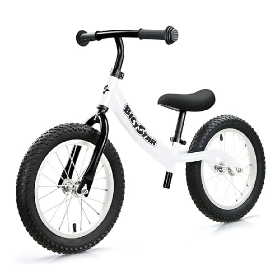 14 Inch Toddler Balance Bike for 3-6 Year Old: Real Rubber Air Tires, Adjustable Seat Handlebar, Footrest, Ideal Gift for 3-5 B
14 Inch Toddler Balance Bike for 3-6 Year Old: Real Rubber Air Tires, Adjustable Seat Handlebar, Footrest, Ideal Gift for 3-5 B