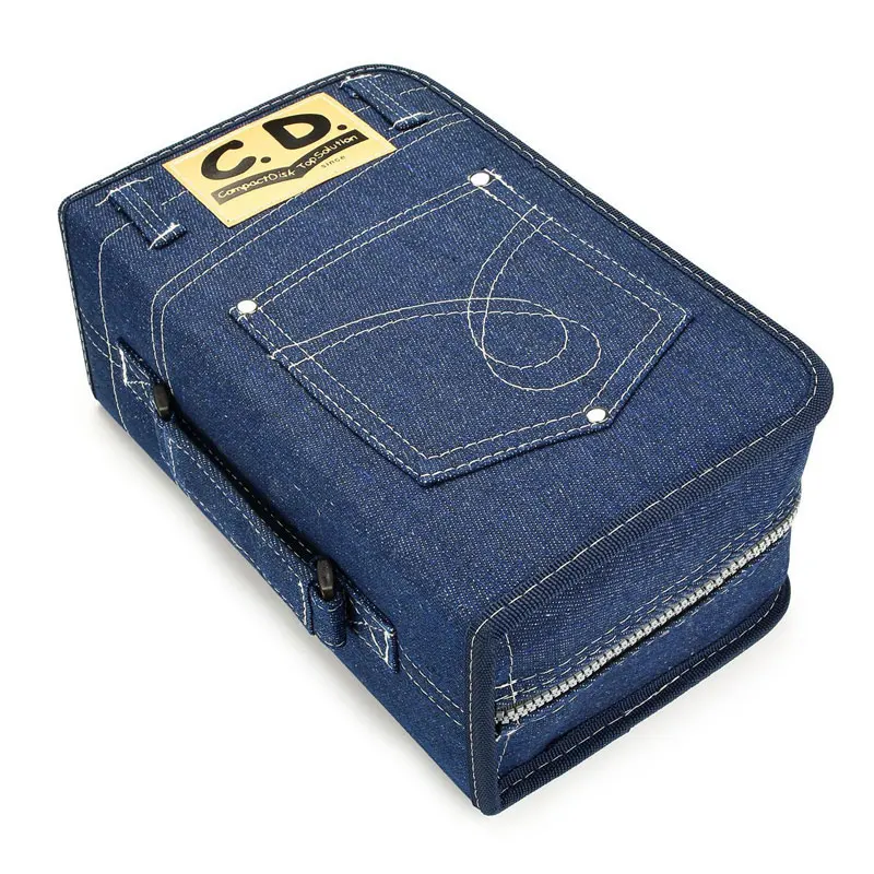 Denim CD Storage Bag, DVD Disc Organizer Holder, Holds 128 Pieces Discs, Portable Media Storage Pouch
Denim CD Storage Bag, DVD Disc Organizer Holder, Holds 128 Pieces Discs, Portable Media Storage Pouch