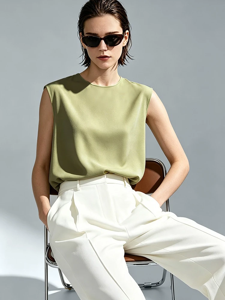 Amii Women's Chiffon Blouse 2026 Summer New Round Neck Loose Cutout Pleated Top Elegant Flowy Casual Shirt For Women 12652066
Amii Women's Chiffon Blouse 2026 Summer New Round Neck Loose Cutout Pleated Top Elegant Flowy Casual Shirt For Women 12652066