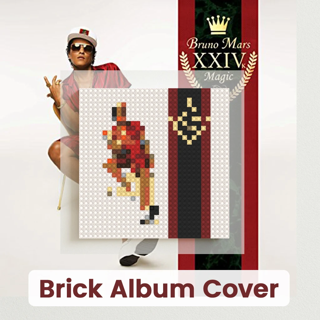 B-Bruno Mars Pop Music Building Blocks Pixel Brick Mosaic Art Album Cover Wall Decor Home Living Room Bedroom Painting Gift
B-Bruno Mars Pop Music Building Blocks Pixel Brick Mosaic Art Album Cover Wall Decor Home Living Room Bedroom Painting Gift