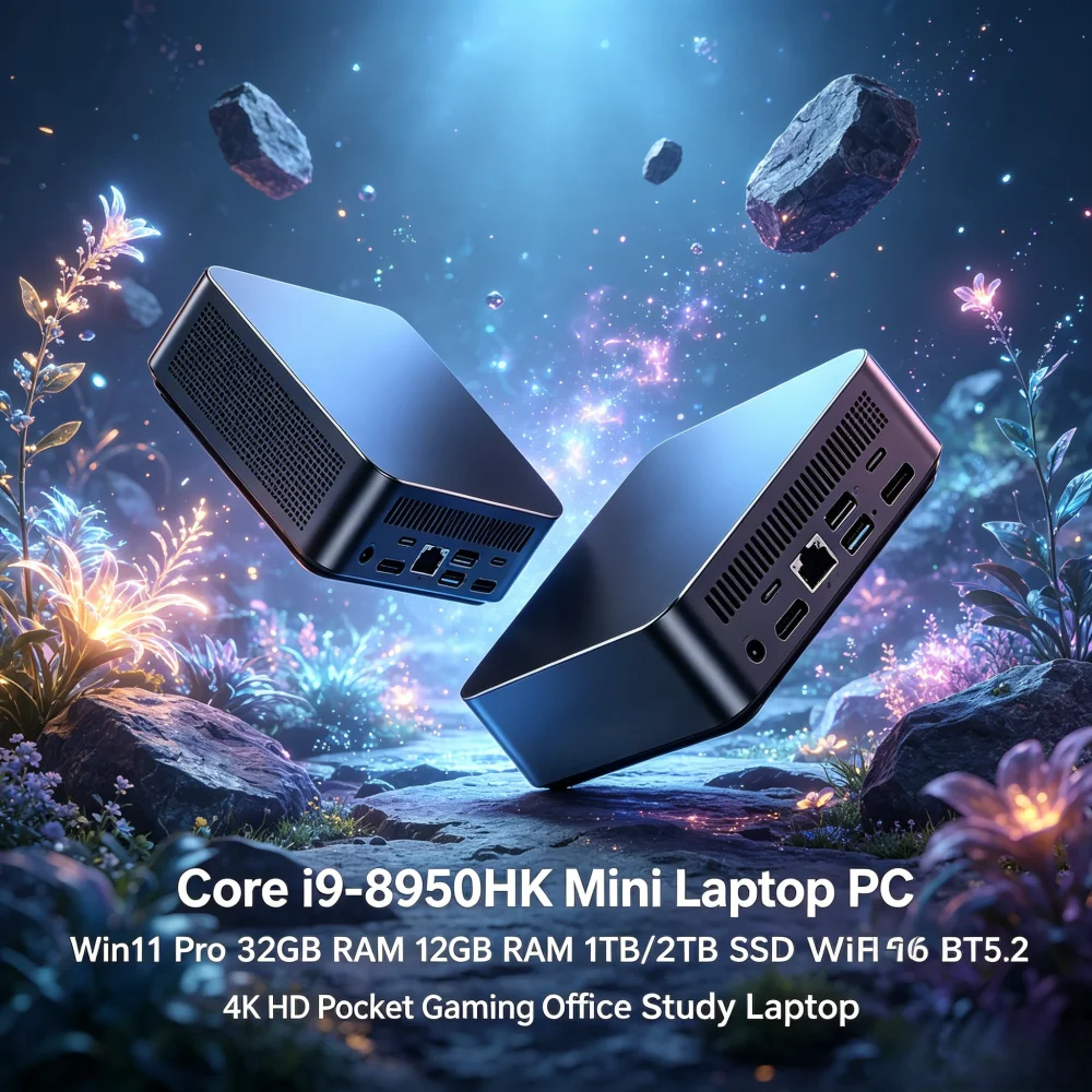 Core i9-8950HK Mini Laptop PC Win11 Pro 32GB RAM 1TB/2TB SSD WiFi6 BT5.2 4K HD Pocket Gaming Office Study Laptop
Core i9-8950HK Mini Laptop PC Win11 Pro 32GB RAM 1TB/2TB SSD WiFi6 BT5.2 4K HD Pocket Gaming Office Study Laptop