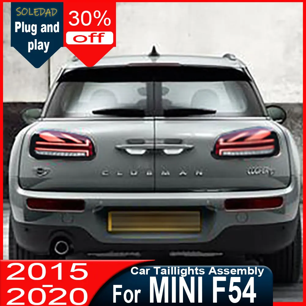 Car Tail Light Assembly For BMW MINI Cooper F54 Clubman 2015 2016 2017 2018 2019 2020 Brake Rear Light Dynamic Car LED Lights
Car Tail Light Assembly For BMW MINI Cooper F54 Clubman 2015 2016 2017 2018 2019 2020 Brake Rear Light Dynamic Car LED Lights
