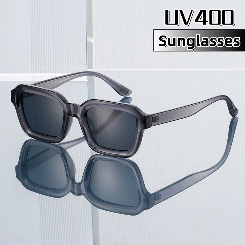 Fashionable and Simple Men's Square-framed Sunglasses UV400 Resistant Street Photography Travel Beach Decorative Glasses
Fashionable and Simple Men's Square-framed Sunglasses UV400 Resistant Street Photography Travel Beach Decorative Glasses