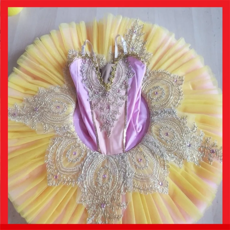 Yellow professional ballet tutu dress girl dance costume child Performance ballerinas tutu kids child Carnival Jazz dance dress
Yellow professional ballet tutu dress girl dance costume child Performance ballerinas tutu kids child Carnival Jazz dance dress