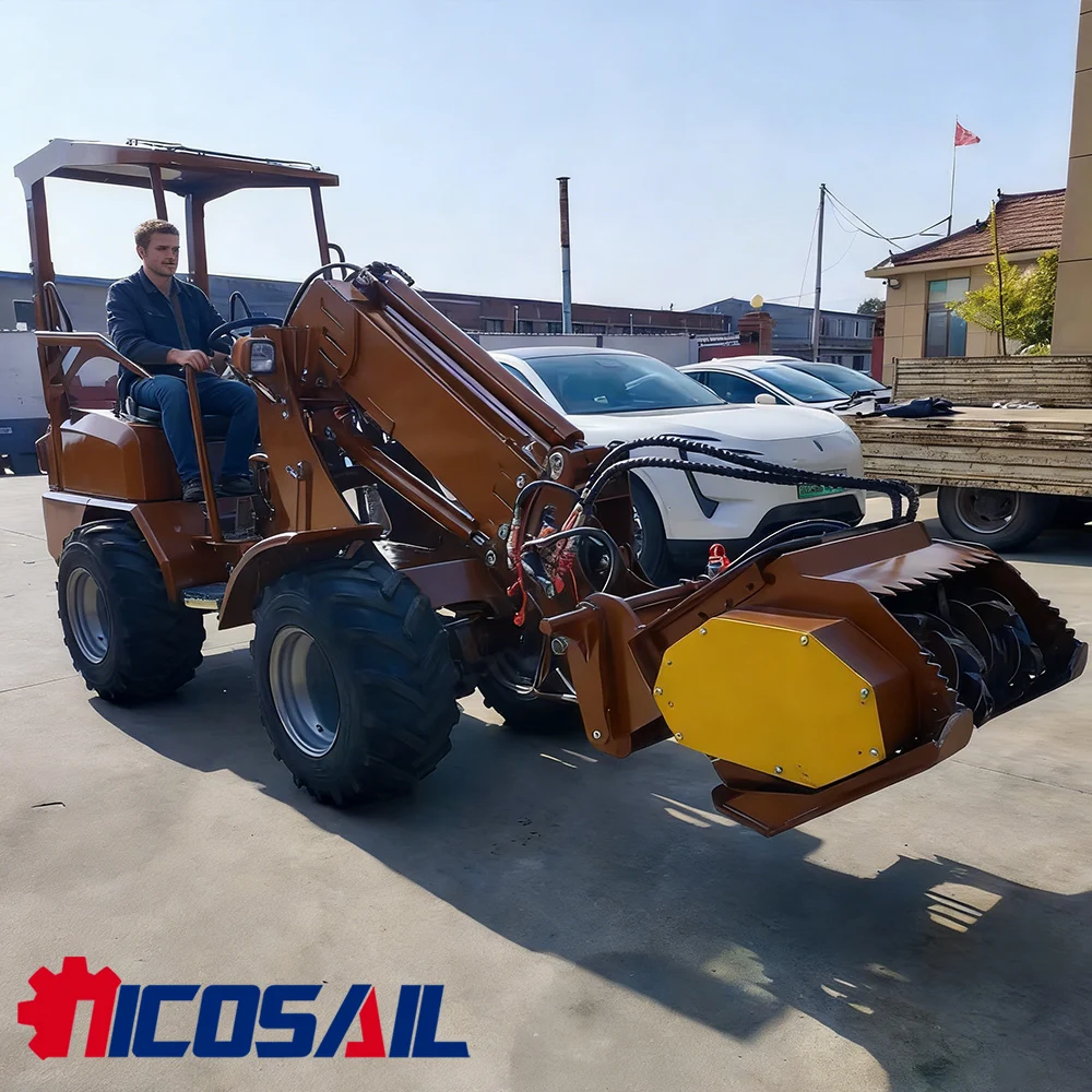 KZL918 Telescopic Arm Loader 800kg Rated Load 4WD All-Terrain for Orchard Slope Material Handling Grabbing Loading Unloading
KZL918 Telescopic Arm Loader 800kg Rated Load 4WD All-Terrain for Orchard Slope Material Handling Grabbing Loading Unloading
