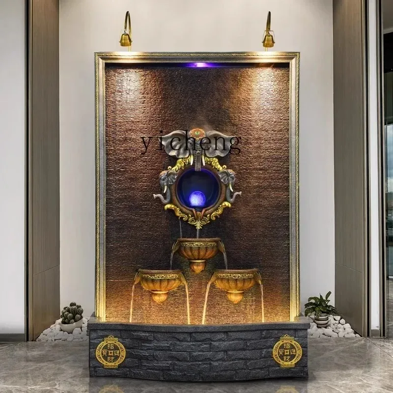 BJ-1 large European water curtain wall rockery fountain ornament company front desk hotel lobby ornament
BJ-1 large European water curtain wall rockery fountain ornament company front desk hotel lobby ornament