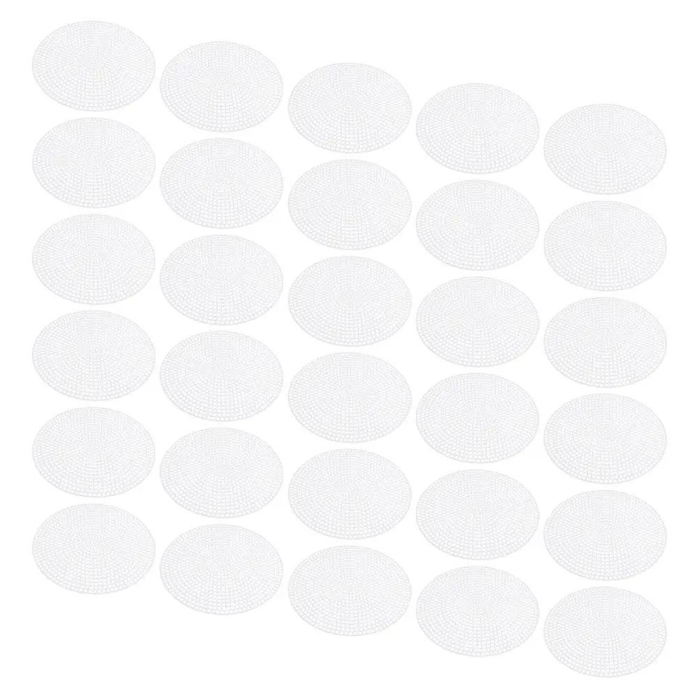 30Pcs Round Embroidery Mesh Sheets Plastic Canvas Circles for Needlework Crochet Yarn Crafting Stitching DIY Projects Precise
30Pcs Round Embroidery Mesh Sheets Plastic Canvas Circles for Needlework Crochet Yarn Crafting Stitching DIY Projects Precise