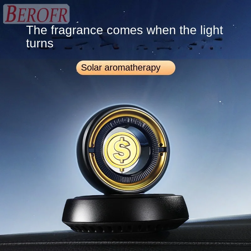 Car solar rotating gold coin aromatherapy ornaments car perfume center console high-end long-lasting eau perfume in car
Car solar rotating gold coin aromatherapy ornaments car perfume center console high-end long-lasting eau perfume in car