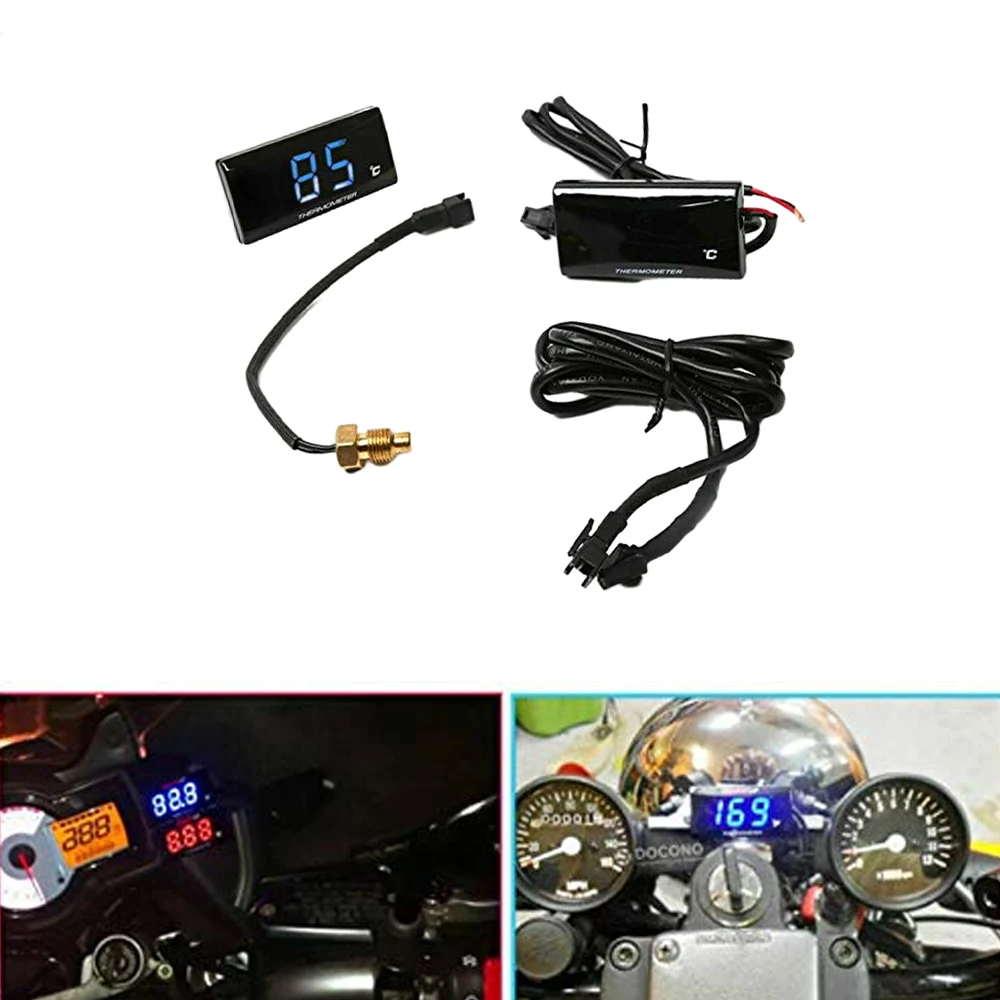 Universal Motorcycle Thermometer Instruments LCD Display Digital Hygrometer Instrument Thermometer Sensor
Universal Motorcycle Thermometer Instruments LCD Display Digital Hygrometer Instrument Thermometer Sensor