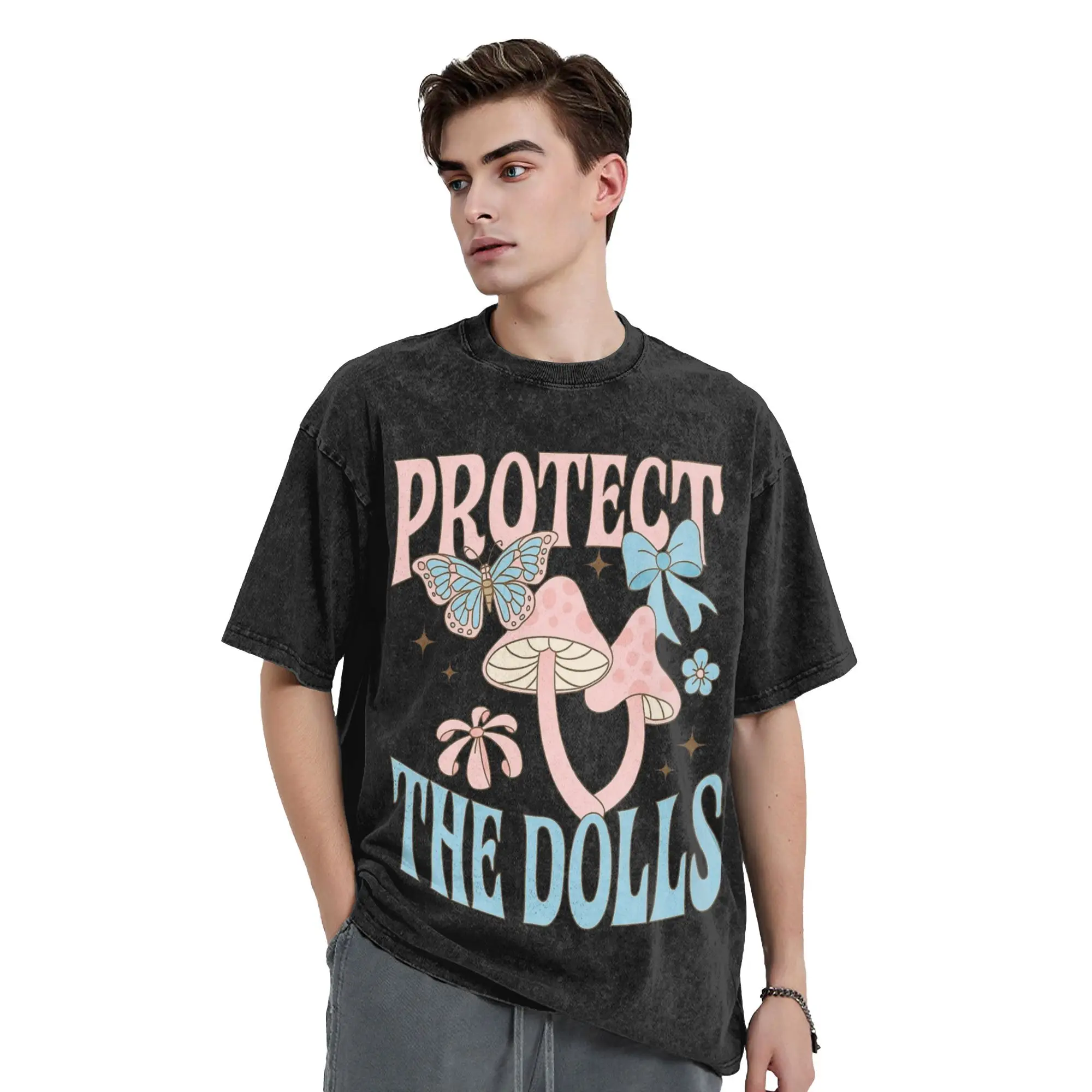 Washed T Shirt Protect The Dolls Hip Hop Vintage T-Shirts LGBTQ Supporters Short Sleeve Printed Tops Tops Tees for Men Women
Washed T Shirt Protect The Dolls Hip Hop Vintage T-Shirts LGBTQ Supporters Short Sleeve Printed Tops Tops Tees for Men Women