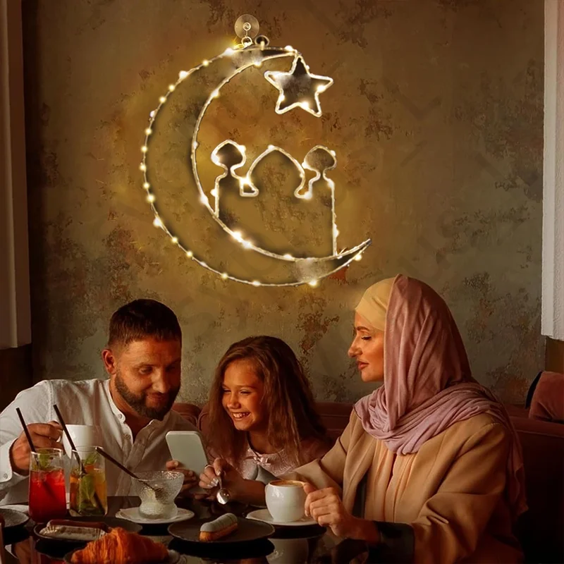 Фестиваль Рамадана, звезды, лунный дворец, оконные светильники, украшение для праздничной вечеринки, звезда, лунный замок, огни, украшение для атмосферы
Фестиваль Рамадана, звезды, лунный дворец, оконные светильники, украшение для праздничной вечеринки, звезда, лунный замок, огни, украшение для атмосферы