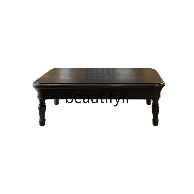 X11French retro solid wood coffee table Nordic American small apartment coffee table rectangular negotiation table
X11French retro solid wood coffee table Nordic American small apartment coffee table rectangular negotiation table