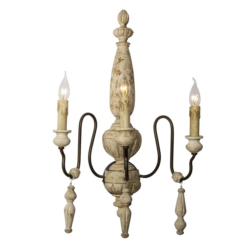 Retro French Three Headed Wall Lamp American Villa Luxury Light Fixtures Living Room Bedside Lights Corridor Lighting
Retro French Three Headed Wall Lamp American Villa Luxury Light Fixtures Living Room Bedside Lights Corridor Lighting