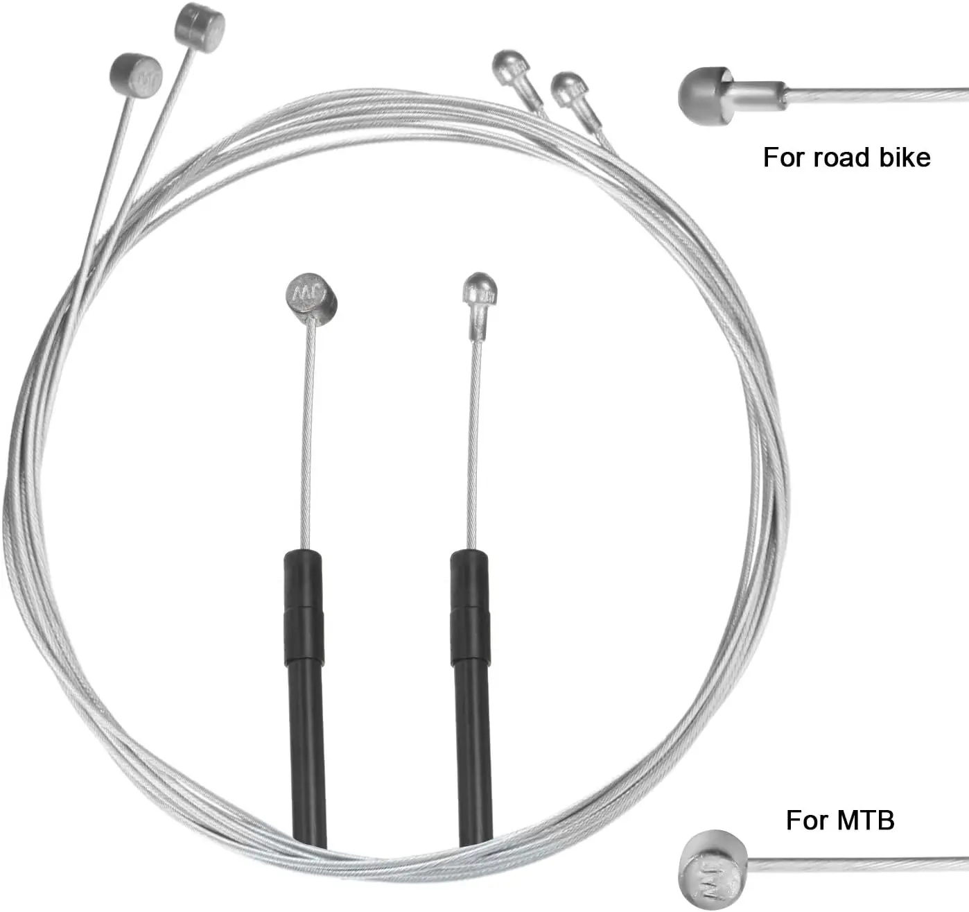 Professional Bike Brake Cable and Shifts Cable Set, Universal Bike Brake Cables, Mountain Road Bike Front and Rear Brake Cable
Professional Bike Brake Cable and Shifts Cable Set, Universal Bike Brake Cables, Mountain Road Bike Front and Rear Brake Cable
