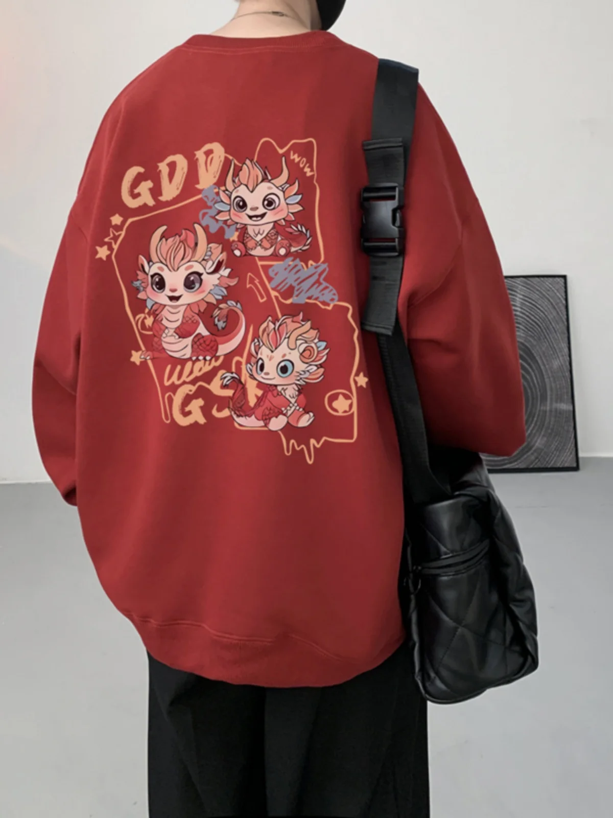 2024 New Year Dragon Year Limited Edition Men's Fce Lined Printed Sweatirt Casual Loose Fit round Ne Pullover Hoodie
2024 New Year Dragon Year Limited Edition Men's Fce Lined Printed Sweatirt Casual Loose Fit round Ne Pullover Hoodie