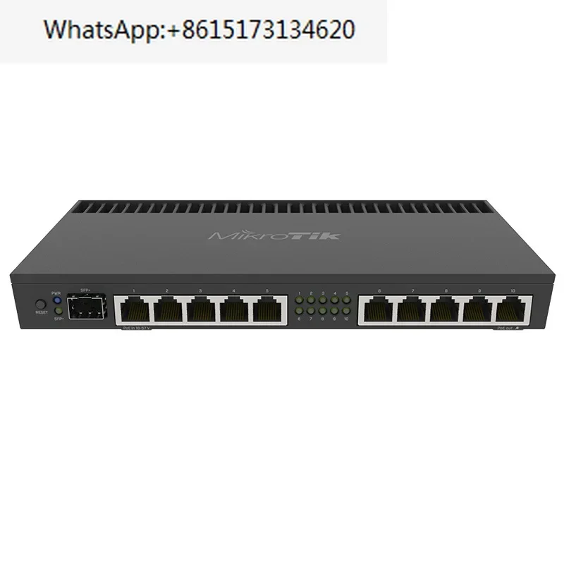 Mikrotik RB4011iGS+RM 10xGigabit port route SFP+ 10Gbps cage and desktop case with rack ears
Mikrotik RB4011iGS+RM 10xGigabit port route SFP+ 10Gbps cage and desktop case with rack ears