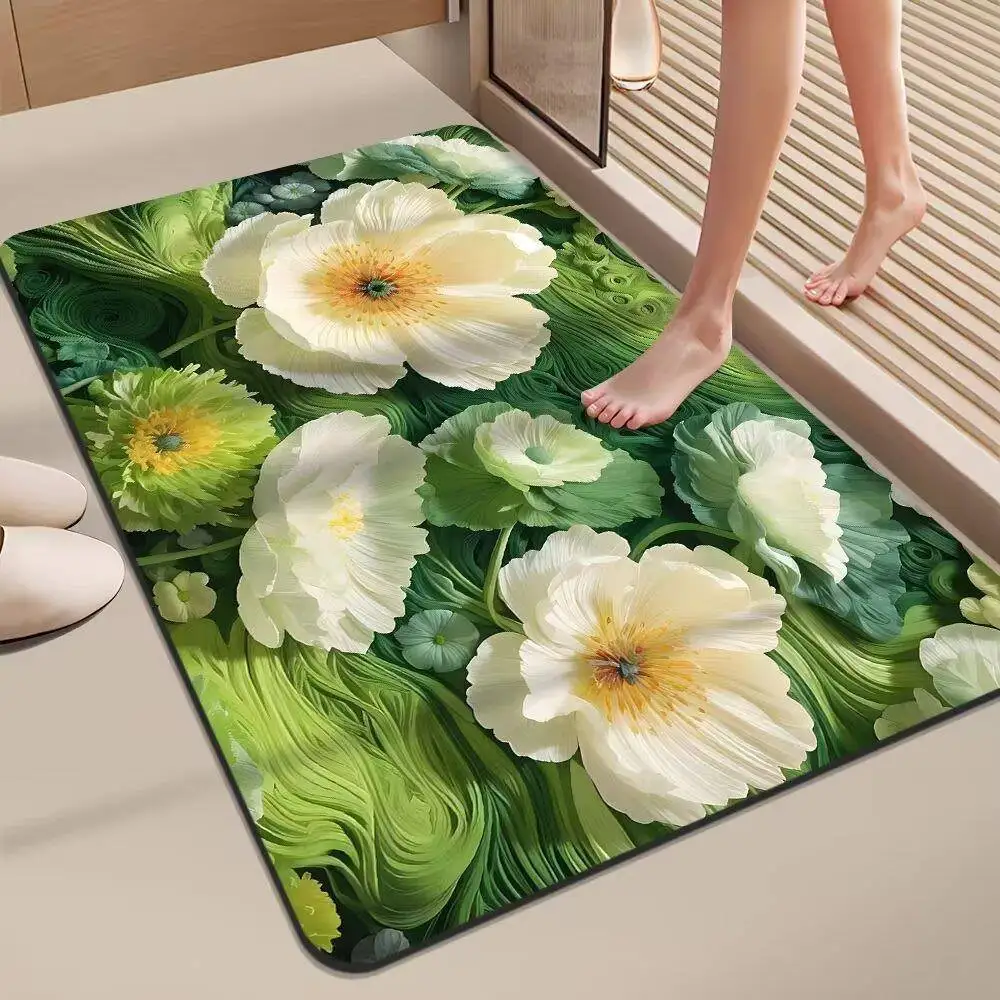 Modern Style Bathroom Mat Silicon Dendroid Absorbent Water Kitchen Floor Carpet Quick Dry Non-Slip Entrance Door Mat
Modern Style Bathroom Mat Silicon Dendroid Absorbent Water Kitchen Floor Carpet Quick Dry Non-Slip Entrance Door Mat