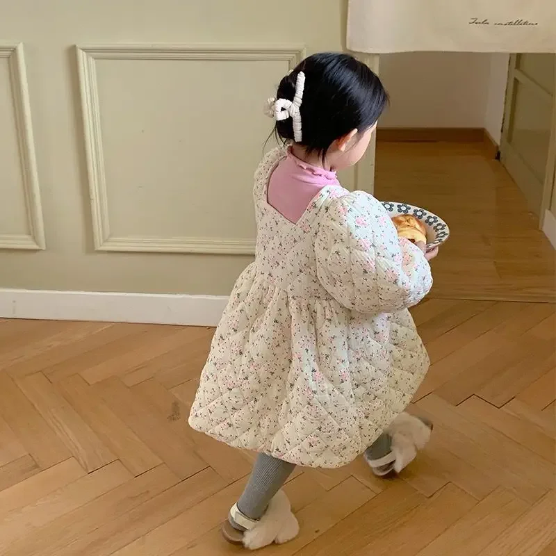 Dress 2022 Square Collar Full Sleeve Knee Length Pullover Print Floral New Sweet Comfortable Fashion Casual Winter Children Girl
Dress 2022 Square Collar Full Sleeve Knee Length Pullover Print Floral New Sweet Comfortable Fashion Casual Winter Children Girl