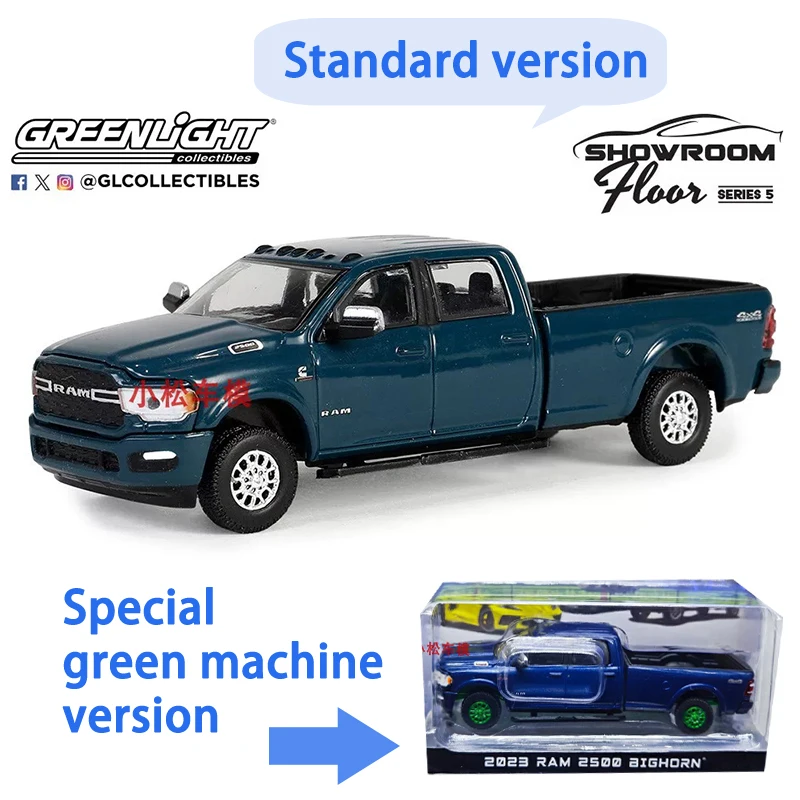 Литой под давлением Greenlight 1:64 2023, Ram 2500 Bighorn Pickup, модель автомобиля из сплава, классический сувенир для взрослых, подарок, статический дисплей
Литой под давлением Greenlight 1:64 2023, Ram 2500 Bighorn Pickup, модель автомобиля из сплава, классический сувенир для взрослых, подарок, статический дисплей