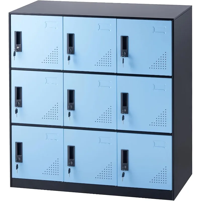 home.Metal Locker for Employees, 9-Door Storage Cabinet with Card Slot, Keys Included, 66lbs Loading Capacity, for Home
home.Metal Locker for Employees, 9-Door Storage Cabinet with Card Slot, Keys Included, 66lbs Loading Capacity, for Home