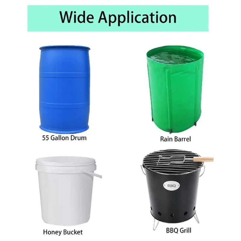 55 Gallon Drum Cover Drawstring Covers Washable Reusable Supplies for Outdoor Raining Day Portable T21C
55 Gallon Drum Cover Drawstring Covers Washable Reusable Supplies for Outdoor Raining Day Portable T21C
