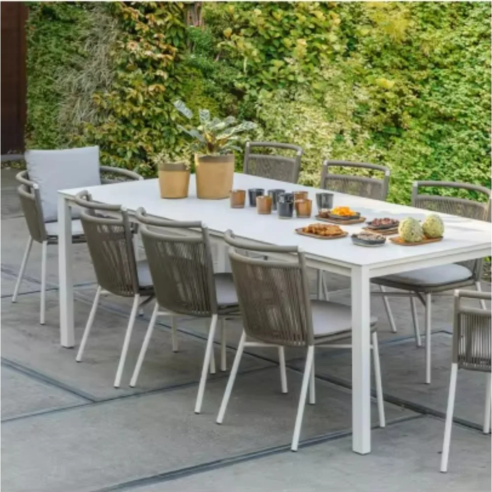 Luxury Garden Furniture Dining Set Outdoor Teak Restaurant Bar Dining Table and Chair
Luxury Garden Furniture Dining Set Outdoor Teak Restaurant Bar Dining Table and Chair