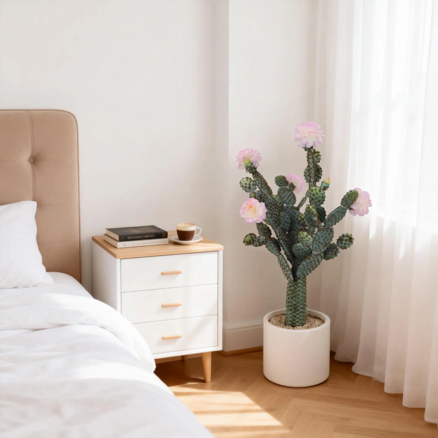 Tall Artificial Cactus, Realistic Fake Plant, Fake Cactus Faux Desert Cacti Potted Plant with Planter for Home Office Decor
Tall Artificial Cactus, Realistic Fake Plant, Fake Cactus Faux Desert Cacti Potted Plant with Planter for Home Office Decor