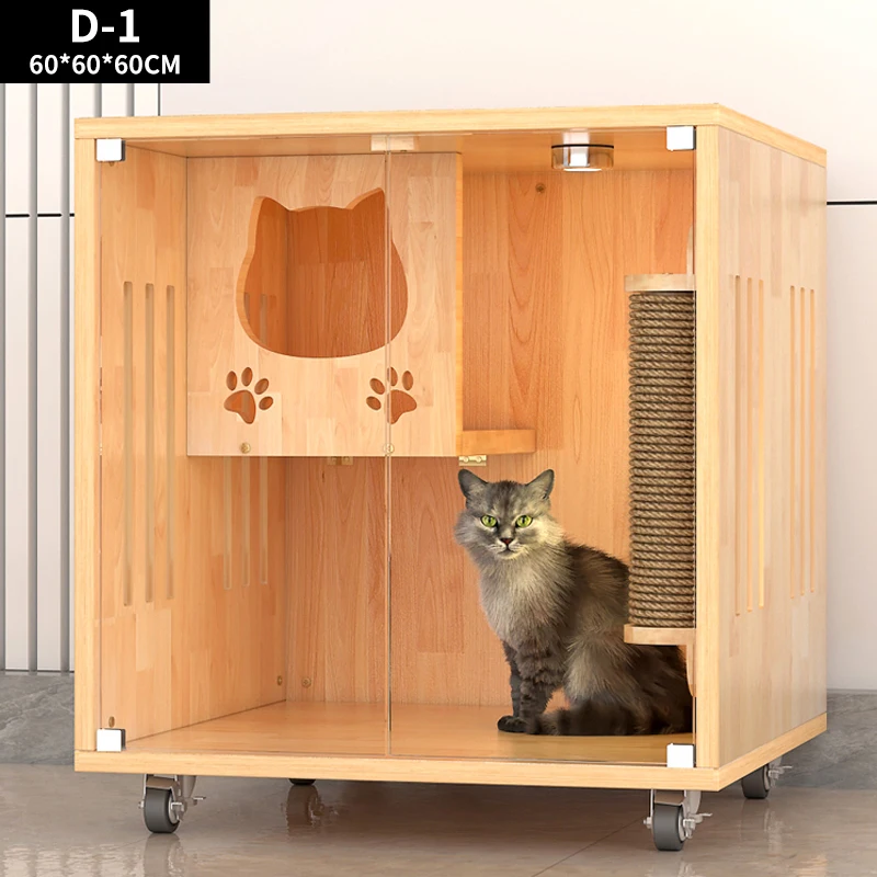 A Hot sale 2023 New Design Large Space with Cat Scratching Board Wood Cat House Wooden Cat Cage for Pet
A Hot sale 2023 New Design Large Space with Cat Scratching Board Wood Cat House Wooden Cat Cage for Pet
