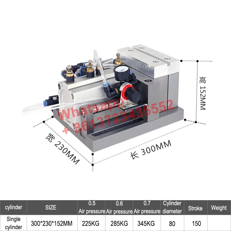 High precision double cylinder heavy duty pneumatic vise 150mm stroke flat nose pliers for solenoid valve clamping
High precision double cylinder heavy duty pneumatic vise 150mm stroke flat nose pliers for solenoid valve clamping