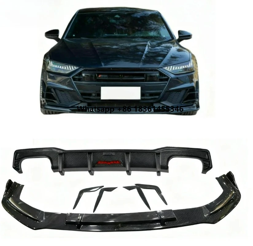 TD-Style Upgrade Carbon Fiber Body Kit FOR S7/A7 C8 2019-IN Front Bumper Front Lip Duck-Style Rear Diffuser
TD-Style Upgrade Carbon Fiber Body Kit FOR S7/A7 C8 2019-IN Front Bumper Front Lip Duck-Style Rear Diffuser