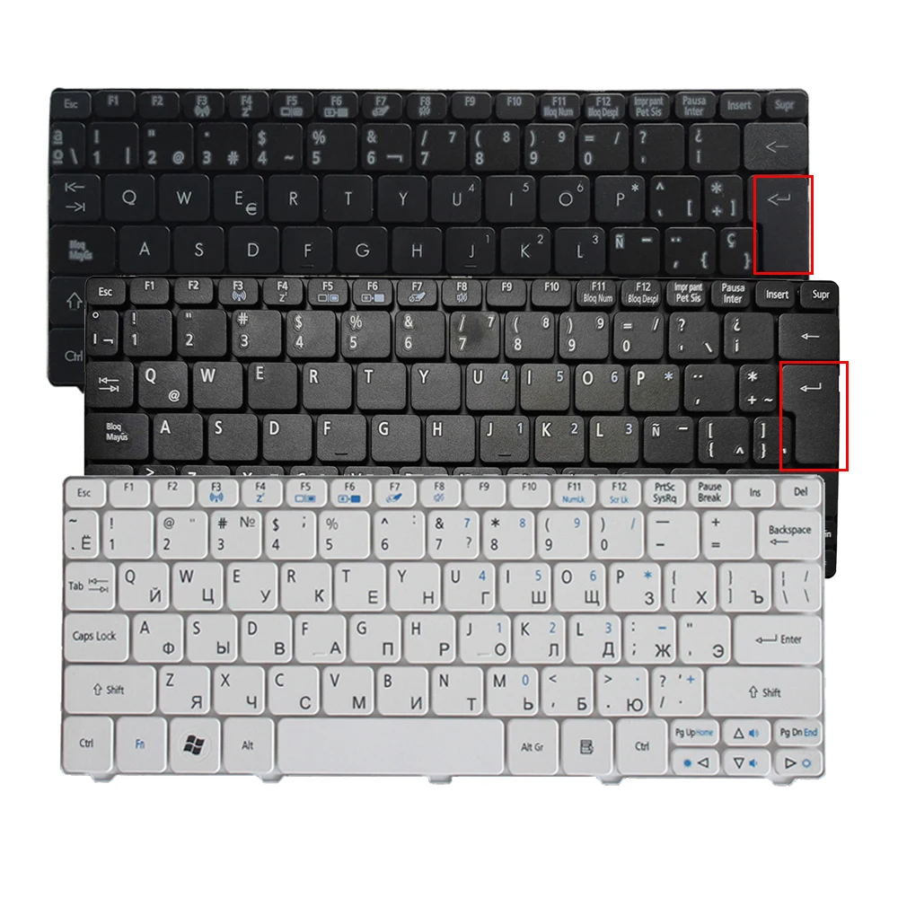 For ACER Aspire D255 D255E D257 AOD532H 522 AOD257 D260 D270 AOD260 AO521 AO533 Russian/US/Spanish/Brazil/Latin laptop keyboard
For ACER Aspire D255 D255E D257 AOD532H 522 AOD257 D260 D270 AOD260 AO521 AO533 Russian/US/Spanish/Brazil/Latin laptop keyboard
