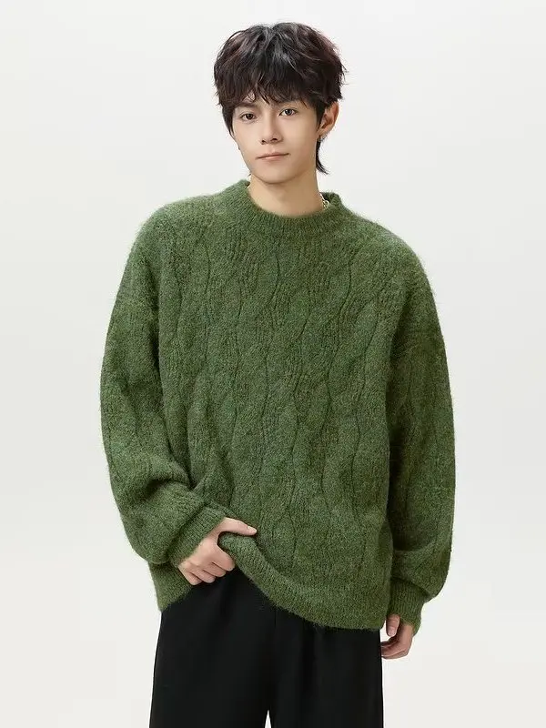 American Sle Warm Knitted Sweater Men's Loose Fit Overhead Long Sve round Ne Pullover Casual Faion Autumn Winter New...
American Sle Warm Knitted Sweater Men's Loose Fit Overhead Long Sve round Ne Pullover Casual Faion Autumn Winter New...