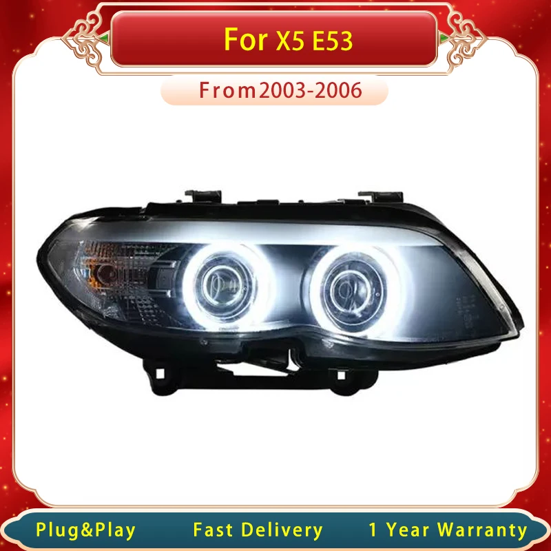 Car Head Light For BMW X5 E53 2003-2006 Upgrade New Design DRL Dynamic Signal Lamp Head light Assembly
Car Head Light For BMW X5 E53 2003-2006 Upgrade New Design DRL Dynamic Signal Lamp Head light Assembly