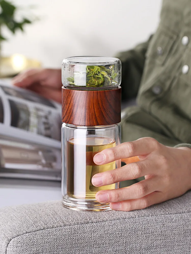 300ML High Borosilicate Glass Tea Water Bottle Double Layer Infuser Tumbler with Tea Filter Drinkware Water Cup for Infusion
300ML High Borosilicate Glass Tea Water Bottle Double Layer Infuser Tumbler with Tea Filter Drinkware Water Cup for Infusion