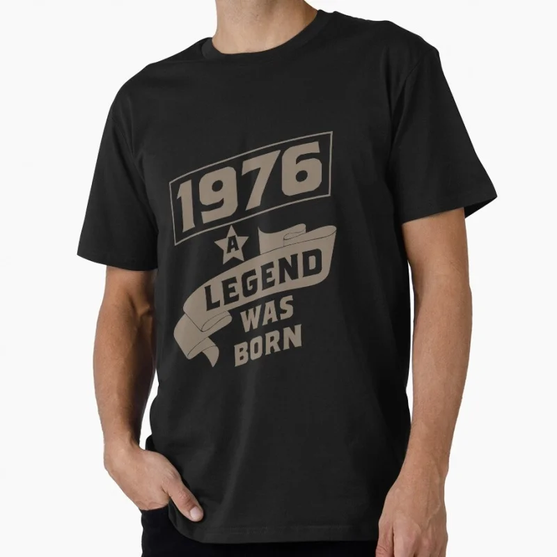 70s Retro Born in 1976 vintage 50th birthday gift Gift T shirt Men's 100% cotton Short Sleeve Graphic clothes All size tee S-6XL
70s Retro Born in 1976 vintage 50th birthday gift Gift T shirt Men's 100% cotton Short Sleeve Graphic clothes All size tee S-6XL
