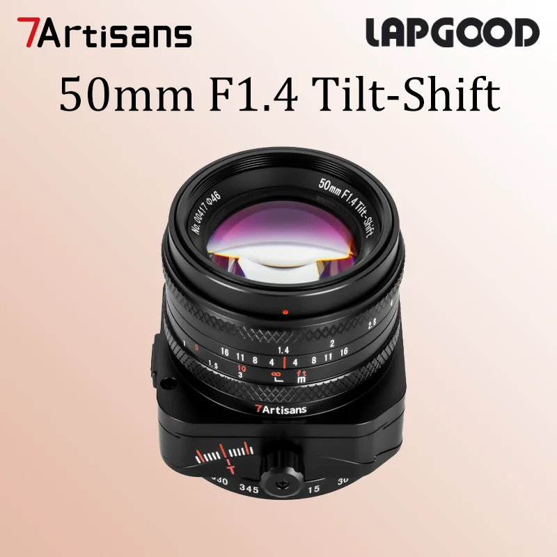 Объектив 7artisans 50mm F1.4 Tilt-Shift с ручной фокусировкой, большой диафрагмой, форматом APS-C, 2-в-1, для Sony E ZVE10, FUJIFX X-T1, Micro 4/3 E-PL1
Объектив 7artisans 50mm F1.4 Tilt-Shift с ручной фокусировкой, большой диафрагмой, форматом APS-C, 2-в-1, для Sony E ZVE10, FUJIFX X-T1, Micro 4/3 E-PL1