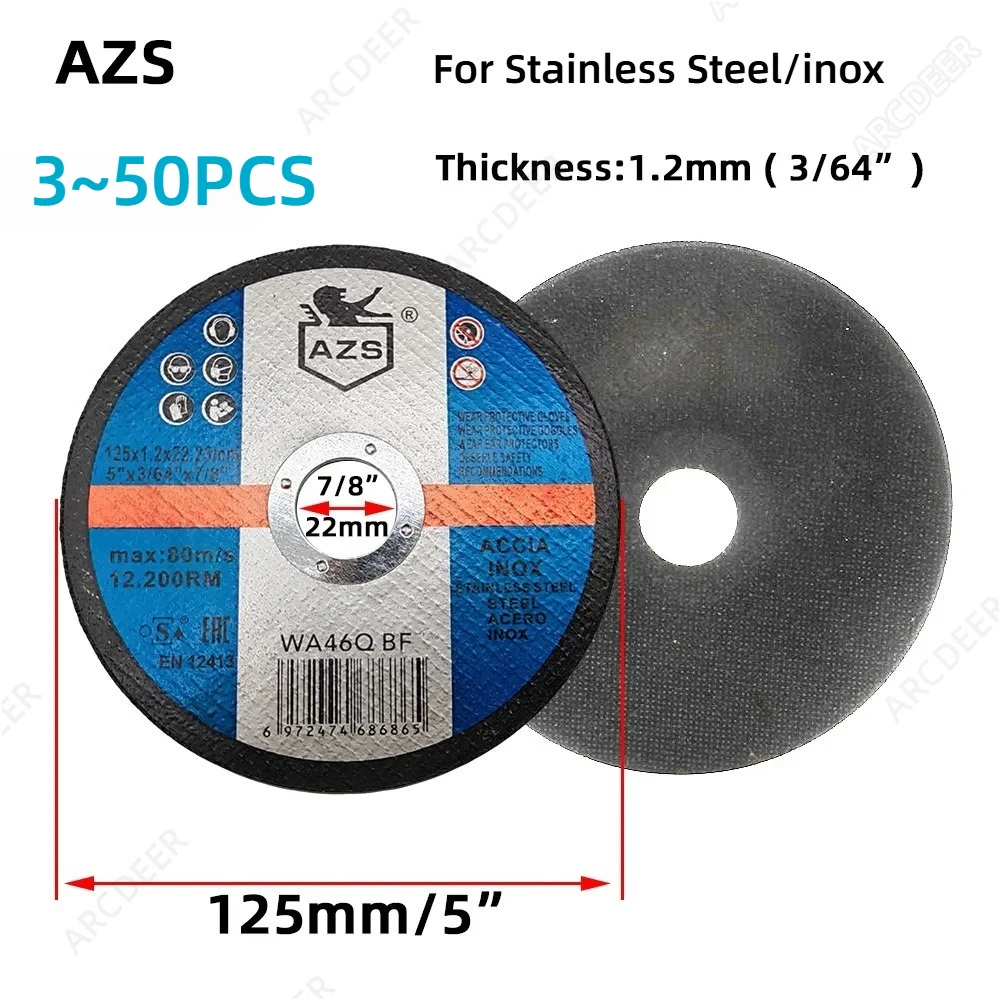 5 Inch Cut Off Wheels Flap Sanding Discs 5" Grinding Discs Angle Grinder Wheel for Steel Iron 125mm Metal Cutting Discs 3-50Pcs
5 Inch Cut Off Wheels Flap Sanding Discs 5" Grinding Discs Angle Grinder Wheel for Steel Iron 125mm Metal Cutting Discs 3-50Pcs