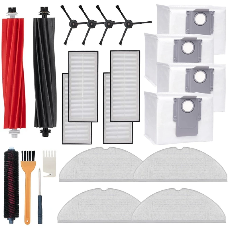 Accessory Kit For Roborock S8 / S8+ / S8 Pro Uitra Robot Vacuum Dual Main Brush Side Brush Hepa Filter Mop Cloths
Accessory Kit For Roborock S8 / S8+ / S8 Pro Uitra Robot Vacuum Dual Main Brush Side Brush Hepa Filter Mop Cloths