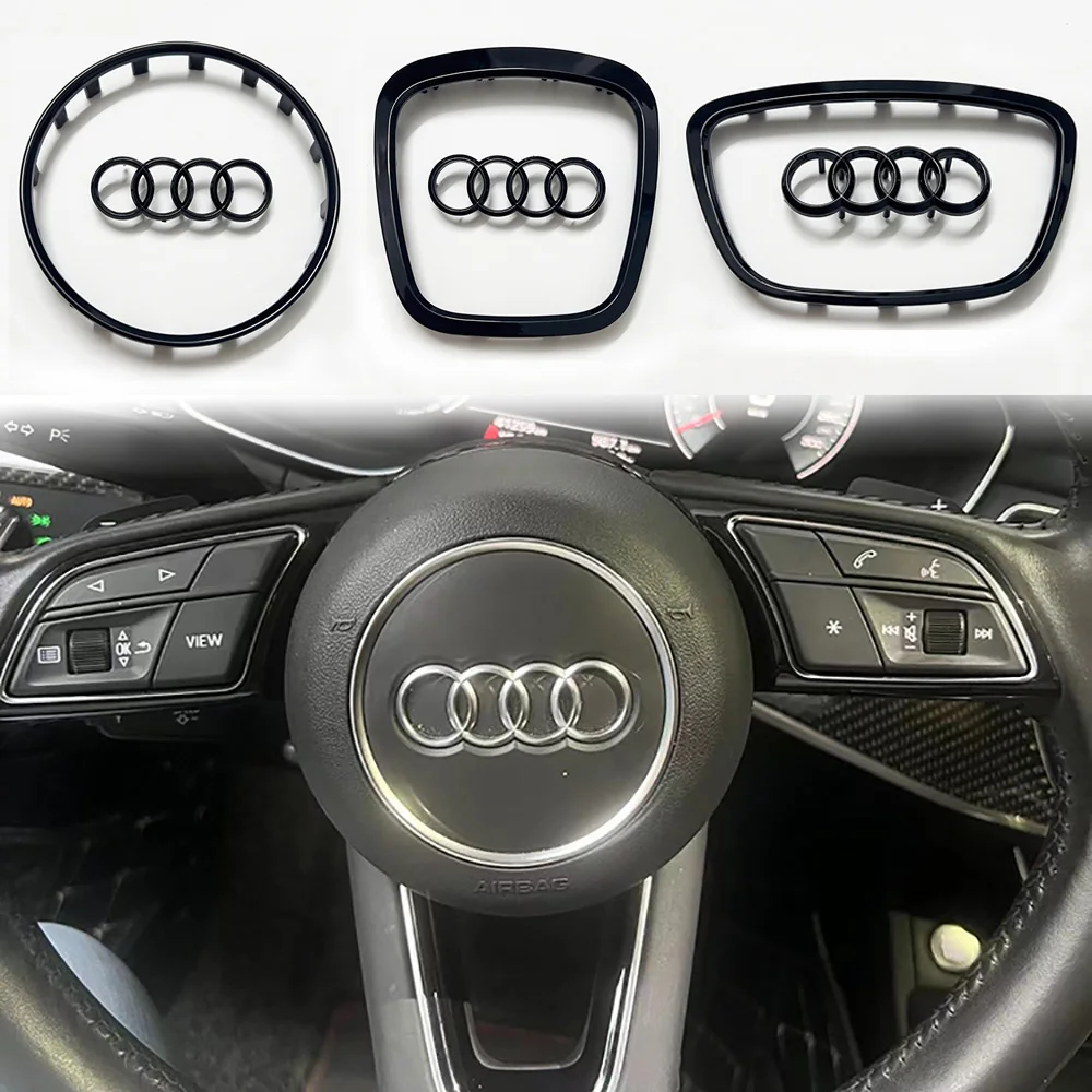 For A3 A4 B8 8P B9 8V A5 A6 C7 A7 Q3 Q5 Q7 Automobile Steering Wheel Logo Bright Frame Strip Electroplated Car Logo Sticker
For A3 A4 B8 8P B9 8V A5 A6 C7 A7 Q3 Q5 Q7 Automobile Steering Wheel Logo Bright Frame Strip Electroplated Car Logo Sticker