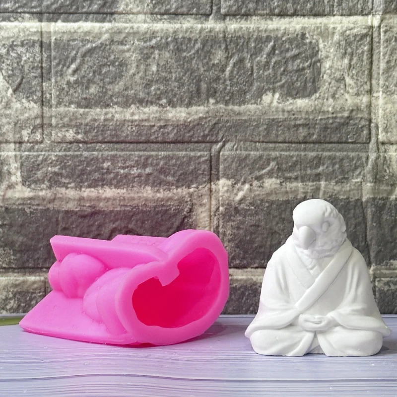 Meditating Parrot Silicone Mold for DIY Plaster, Candle Craft & Candle Holder Making
Meditating Parrot Silicone Mold for DIY Plaster, Candle Craft & Candle Holder Making